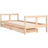  Okvir za dječji krevet s ladicama 80 x 200 cm masivna borovina | shoptok.hr