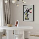  Plakat - Collage Graphic - Discus Thrower - Sculpture 60x90 Crni okvir s margom | shoptok.hr