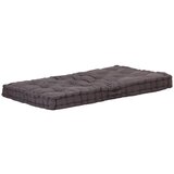 vidaXL Paletni podni jastuk pamučni 120 x 80 x 10 cm antracit Cijene