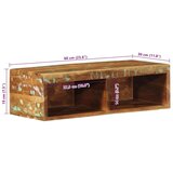 vidaXL Zidni TV ormarić 60x30x19 cm Obrađeno puno drvo | shoptok.hr