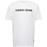 Tommy Jeans Majica 'CLASSIC' crna / bijela