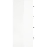  Komoda s 4 ladice 60 x 30,5 x 71 cm visoki sjaj bijela | shoptok.hr