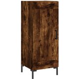  Visoka komoda dimljeni hrast 34 5x34x180cm konstruiranog drva | shoptok.hr