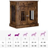 Namještaj za kućni kavez Dimljeni hrast 80 x 47,5 x 80 cm | shoptok.hr
