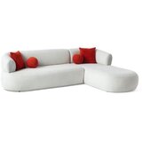 Atelier Del Sofa Ugaona garnitura Roma desna, 270 cm, bijela | Eponuda.ba