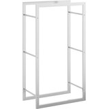  Stalak za drva za ogrjev 50x28x94 cm od nehrđajućeg čelika | shoptok.hr