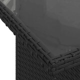 vidaXL 7-dijelni set vrtnih sofa od poliratana s jastucima crni | shoptok.hr