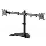 MS-D2ST-02 Monitor desk stand (rotate, tilt, swivel), 13”-32”, black