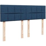 vidaXL Otomanski okvir kreveta s madracem plavi 140x200cm od tkanine | shoptok.hr
