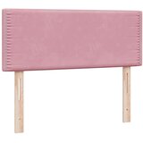 Box Spring krevet s madracem ružičasti 100x220 cm baršun | shoptok.hr