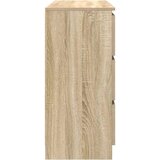 vidaXL Komoda sonoma hrast 100x35x76 cm inženirski les | Shoptok.si