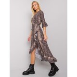 Och Bella Dress-TW-SK-BI-24502-1.64P-black-beige | shoptok.hr