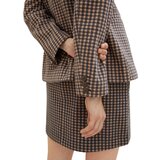 Tom Tailor Blazer mornarska / svetlo rjava | Shoptok.si