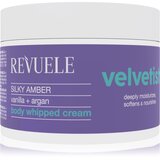 Revuele Velvetish Silky Amber Body Whipped Cream vlažilna krema za telo Vanilla + Argan 300 ml | Shoptok.si