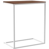  Bočni stolić bijeli 55 x 35 x 66 cm od konstruiranog drva | shoptok.hr