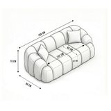 Atelier Del Sofa Dvosjed, Siva Slike