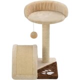  Penjalica za mačke sa stupovima za grebanje od sisala 40 cm bež i smeđa | Eponuda.com