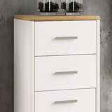 MID.YOU Komoda Lindas, Bela, Hrast | Shoptok.si