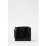 Defacto Women's Patterned Faux Leather Wallet