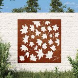  Vrtni zidni ukras 55x55 cm čelik CORTEN uzorak javorovog lišća | Eponuda.com