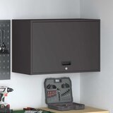  Ormar za zid u garaži Crna 80 x 40 x 53 cm Čelik s prahom | shoptok.hr