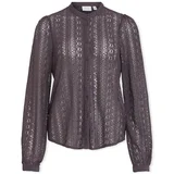 Vila Noos Chikka Lace Shirt L/S - Plum Perfect Ljubičasta