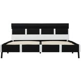  Okvir za krevet od umjetne kože s LED svjetlom crni 160x200 cm | shoptok.hr