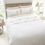 Catherine Lansfield Bela enojna posteljnina 135x200 cm Milo – | Shoptok.si