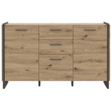 Hom`in komoda, siva, hrast artisan | Shoptok.si