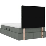 Krevet s od storage Tamno siva 120 x 200 cm Lažna koža | shoptok.hr