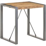  Blagovaonski stol 70 x 70 x 75 cm od masivnog grubog drva manga - Siva 70 x 70 x 75 cm 1 Grubo masivno drvo manga Cijene