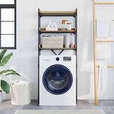  Polica za pralni stroj 67 x 25 x 163 cm Konstruiran les, (5000064705) | Shoptok.si