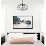  Luster na sajli CORRINI 1xE27/60W/230V Ø 34 cm crna/prozirna | Eponuda.com