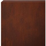 Profil za rubove vrta 10 kom. 100 x 5 x 15 cm Otporni čelik Rđa Slike