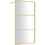  The Living Store Stena za tuš s prozornim ESG steklom zlata 100x195 cm - Stena Za Tuš, (21487565) | Shoptok.si