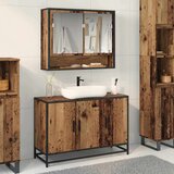 vidaXL kupaonski ormarić za sudoper staro drvo 90 x 33 x 60 cm Cijene
