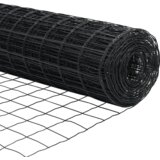 vidaXL evropska ograja z 13 špicami 0.6x25 m pocinkano jeklo sivo | Shoptok.si