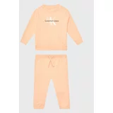Calvin Klein Jeans Trenirka Monogram IN0IN00017 Oranžna Regular Fit