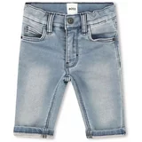 Boss Jeans kratke hlače za dojenčke mornarsko modra barva