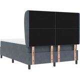  Krevet s opruga kutije Tamno siva 200 x 140 cm Baršun | shoptok.hr