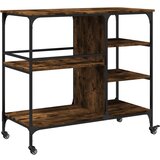  Kuhinjska kolica boja hrasta 100x45x89,5 cm konstruirano drvo | shoptok.hr