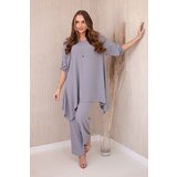 Kesi Set of blouse + trousers with pendant gray color | ePonuda.com