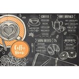 Wallity Steklena slika 100x70 cm Coffee House – Wallity Cene