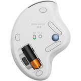 Logitech Ergonomska miška M575S Trackball, brezžična, bela | Shoptok.si