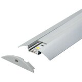 Mitea Lighting aluminijumski profil za led trake podni set sa difuzorom 7.8x52x2000mm MA608 | Eponuda.com