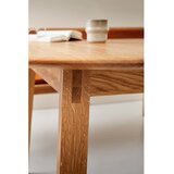 Hammel Furniture Proširiv blagovaonski stol s dodatnom pločom od punog hrasta 100x220 cm Amalfi – | shoptok.hr