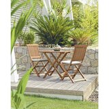 Ambia Garden VRTNA ZLOŽLJIVA MIZA les barva tikovine | Shoptok.si