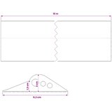  Brtva za garažni pod Crna 112 x 20 mm 10 m EPDM guma | shoptok.hr