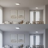  LED RGBW prigušiva stropna svetiljka MELO LED/36W/230V 3000-6000K Ø 39 cm bela + daljinski upravljač | Eponuda.com