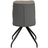 Hom`in stol, kovina, tekstil rjava, siva | Shoptok.si